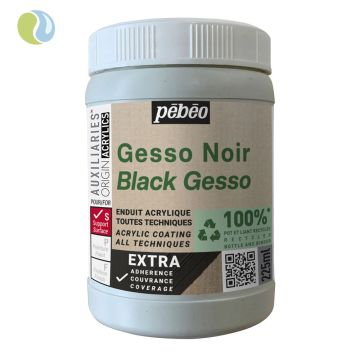 Black Gesso Studio Green 225ml