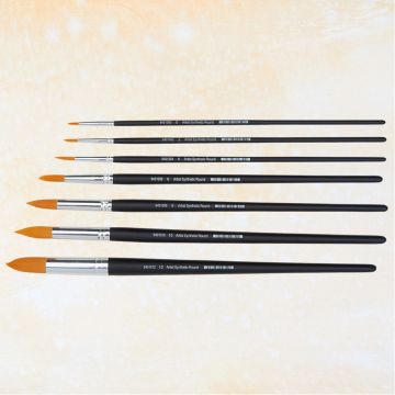 Artist Round Synthetic Brush Set