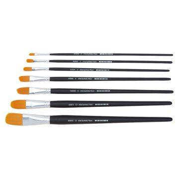 Specialist Crafts Artist Filbert Long Handled Synthetic Brushes