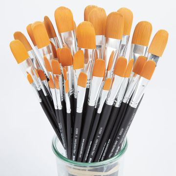 Artist Filbert Synthetic Brush Bulk Pack