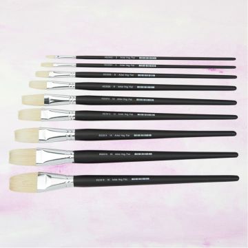 Artist Flat Hog Brush Set