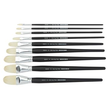 Specialist Crafts Artist Filbert Hog Long Handled Brushes