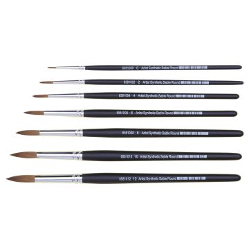 Specialist Crafts Artist Round Sable Brushes