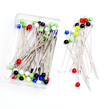 Glass Headed Quilters Pins