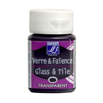 Lefranc Bourgeois Glass & Tile Transparent Colour - Purple