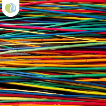 Coloured Willow Withies - 350g