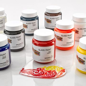Specialist Crafts Glass Paints Assortment