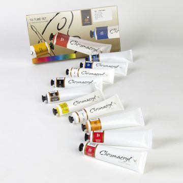 Chroma Chromacryl Acrylics Starter Set