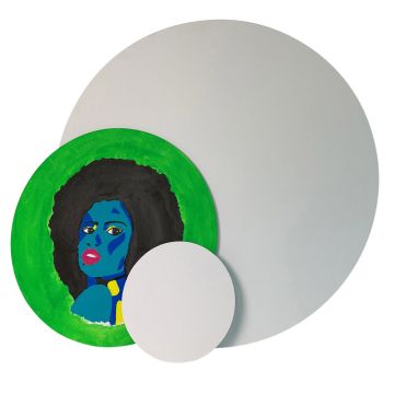 Specialist Crafts Essential Primed Canvas Board - Round