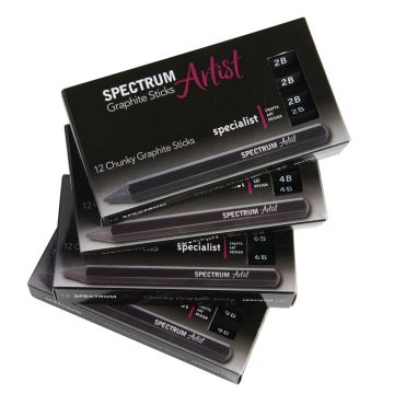 Spectrum Artist Graphite Chunky Sticks