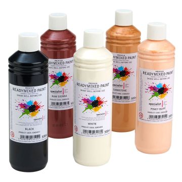 Specialist Crafts Premium Readymixed 500ml - Skin Tones Set