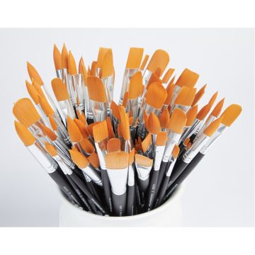 Artist Synthetic Short Handled Brush Class Pack