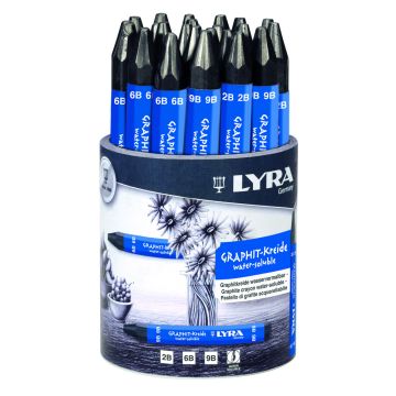 Lyra Graphite Water Soluble Sticks - Assorted. Pack of 24