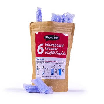 Refill sachets for Show-me Whiteboard Cleaner Spray Bottle