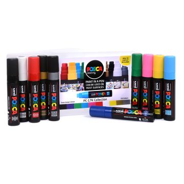 Uni Posca Marker PC-17K 10 Standard Colours 