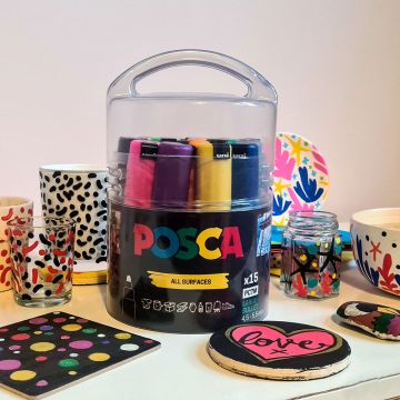 POSCA PC-7M Tub 15pc