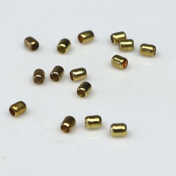 Chain Crimps - Gold Finish. Pack of 24