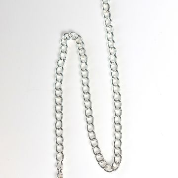 Silver Plated Steel Chain