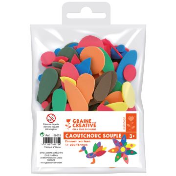 Assorted Foam Shapes Pack of 200

