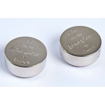 Button Cells - LR44 - 11.6mm dia x 5.4mm high. Pack of 2