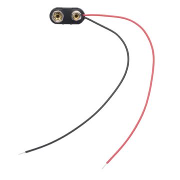 Heavy Duty PP3 Battery Clips. Pack of 10