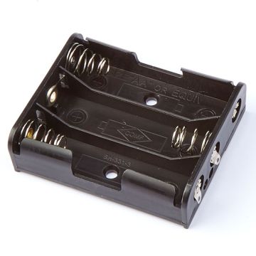 Battery Holder - Solder Tag - 3 x AA. Pack of 5