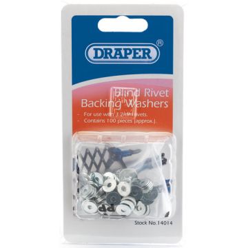 Rivet Backing Washers. Pack of 100