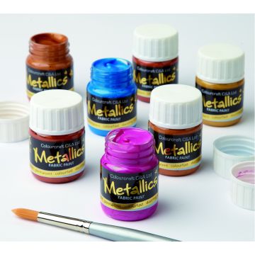 Colourcraft Metallic Colours Pack. Pack of 6
