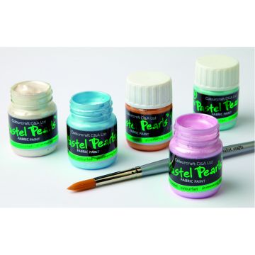 Colourcraft Pastel Pearl Colours Pack. Pack of 5