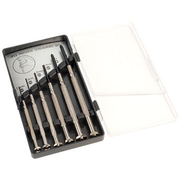 Miniature Precision Flat and Cross Screwdriver Set