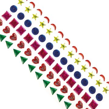 Large Jewel Stickers. Large. Pack of 78