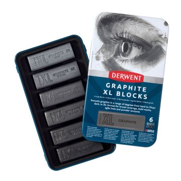 Derwent XL Graphite Block Set of 6