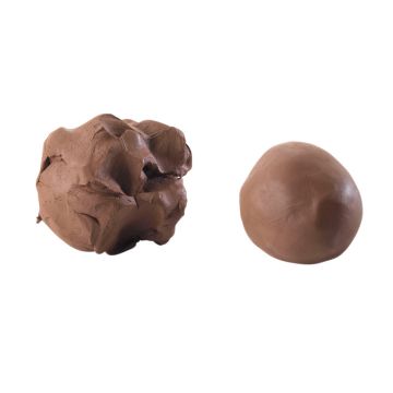 Specialist Crafts Terracotta Earthenware Grogged Clay - 12.5kg