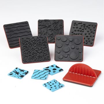 Impression Stamps. Pack of 6