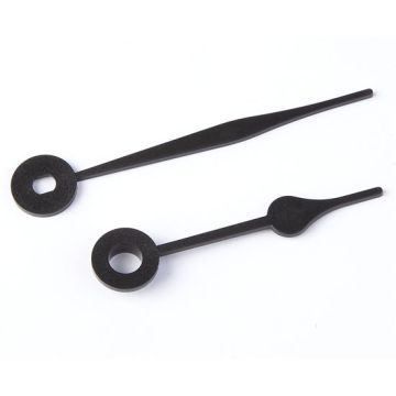 Plastic Clock Hands - Minute 52mm. Hour 40mm - Black
