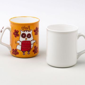 Plain Ceramic Mug to Decorate