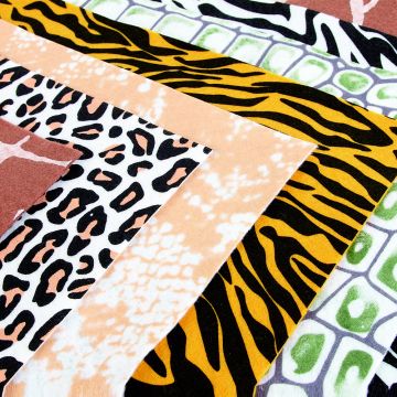 Animal Print Felt Sheets