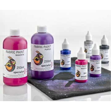 Specialist Crafts Fabric Paints Assortment