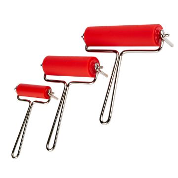 Metal Handle Inking Rollers 