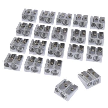 Westcott Double Hole Pencil Sharpeners. Pack of 20