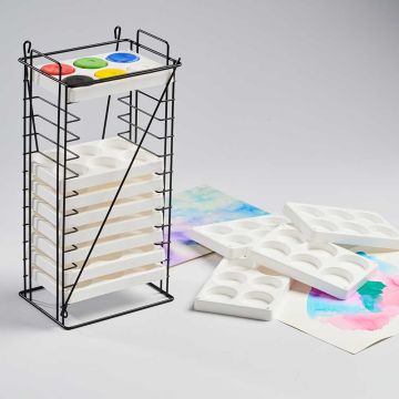 Palette Rack With Palettes