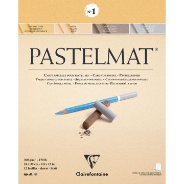 Clairefontaine Pastelmat no.1 24x30cm 360g Neutral