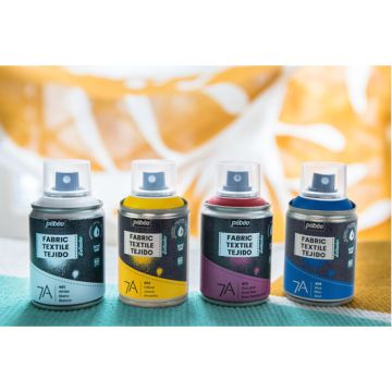 Pebeo Setacolor 7A Fabric Spray Paints - Class Pack