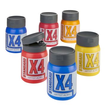 X4 Standard Acryl 500ml - Set 2