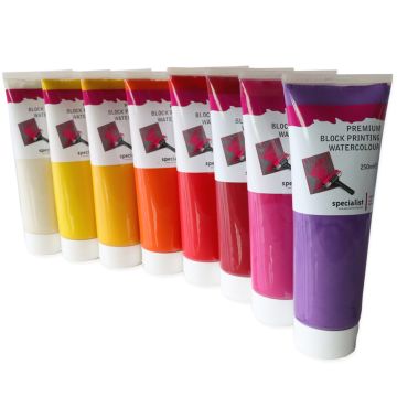 Specialist Crafts Premium Block Printing Watercolours 300ml - Assortment