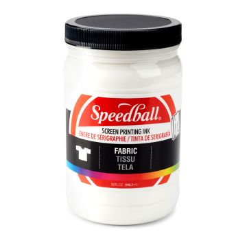 Speedball 32 oz Fabric Screen Printing Ink White