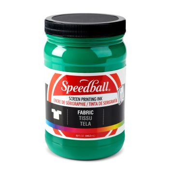 Speedball 32 oz Fabric Screen Printing Ink Green