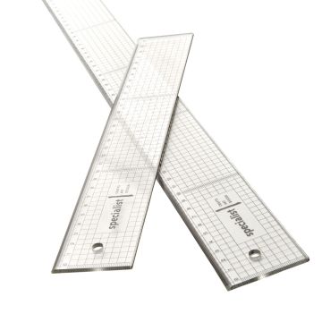Specialist Crafts Plastic Grid Ruler