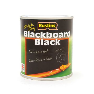 Rustins Blackboard Black Paint