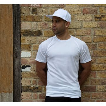 Polyester T Shirt White Adult (S)
